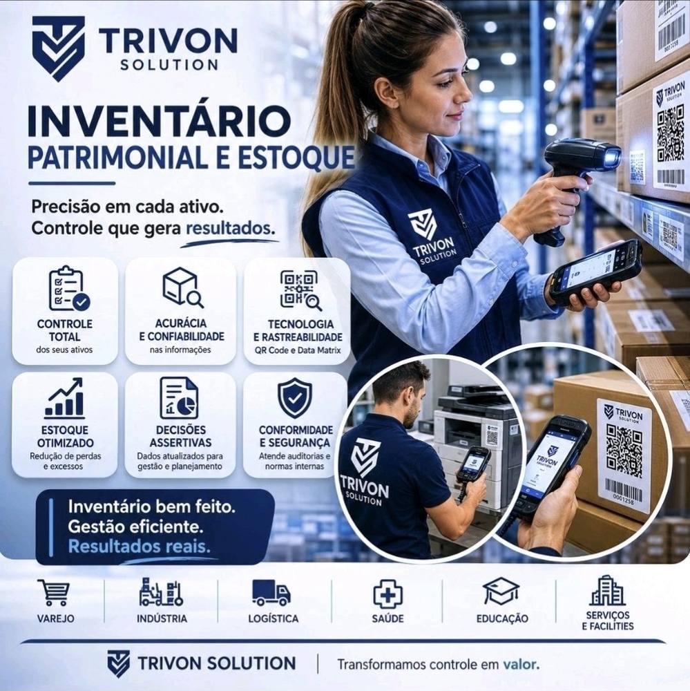 Inventário patrimonial e estoque
